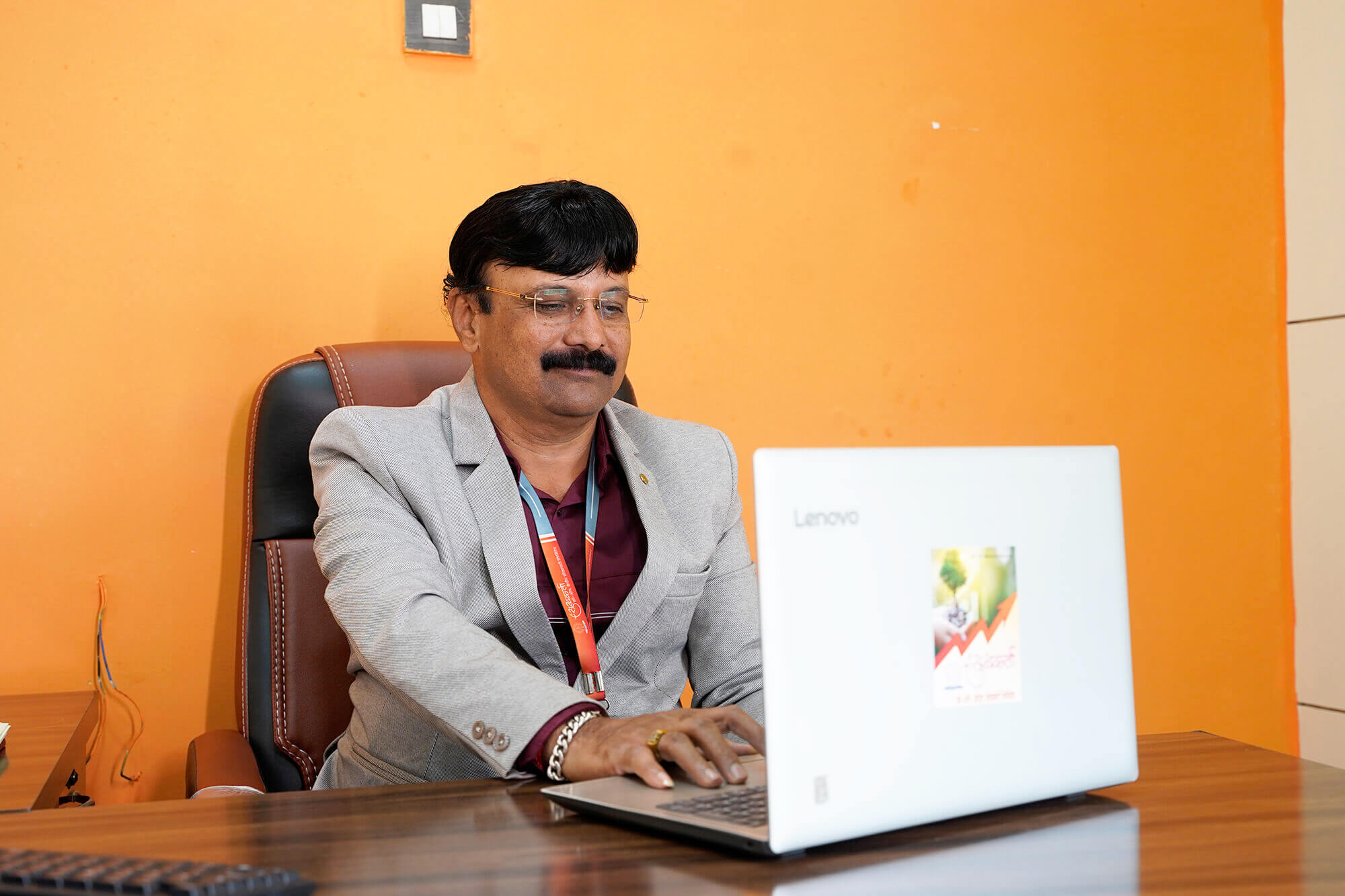 Wintry Mountain Landscape